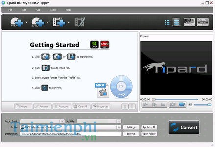Tipard Blu ray to MKV Ripper