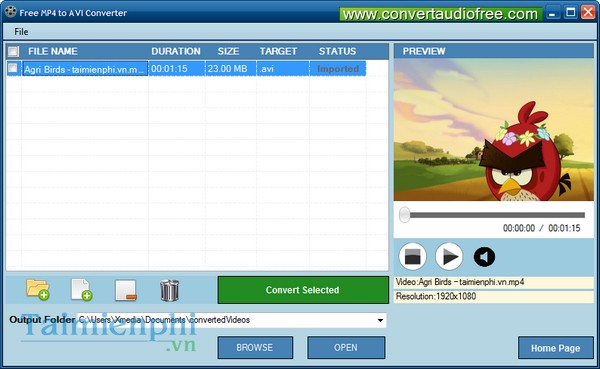 download Free MP4 to AVI Converter