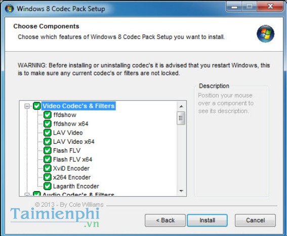 Windows 8 Codecs Pack