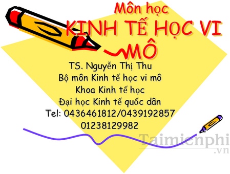 bai giang kinh te hoc vi mo