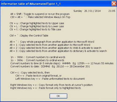 Multilingual Automated Typist