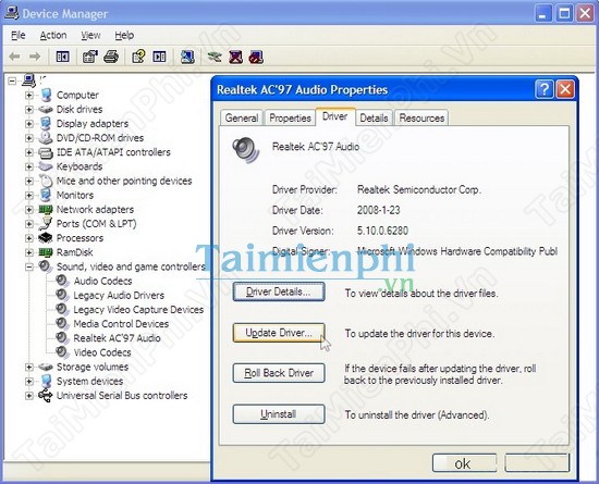 Realtek AC`97 Driver