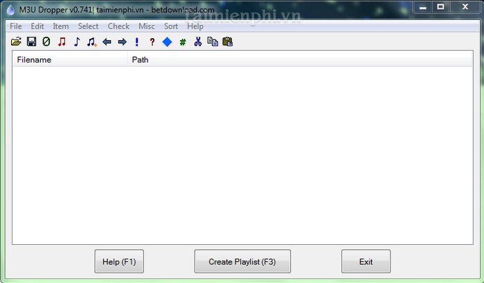 M3U Dropper