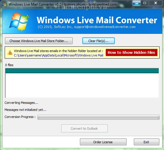 Windows Live Mail Converter