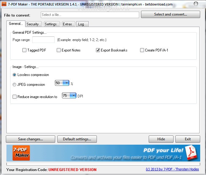 7 PDF Maker Portable