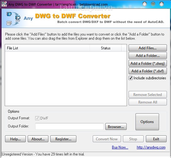 Any DWG DXF Converter