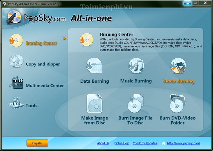 Pepsky Free Mp3 CD Maker
