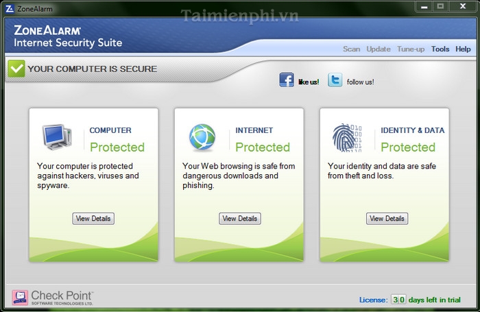 ZoneAlarm Internet Security Suite