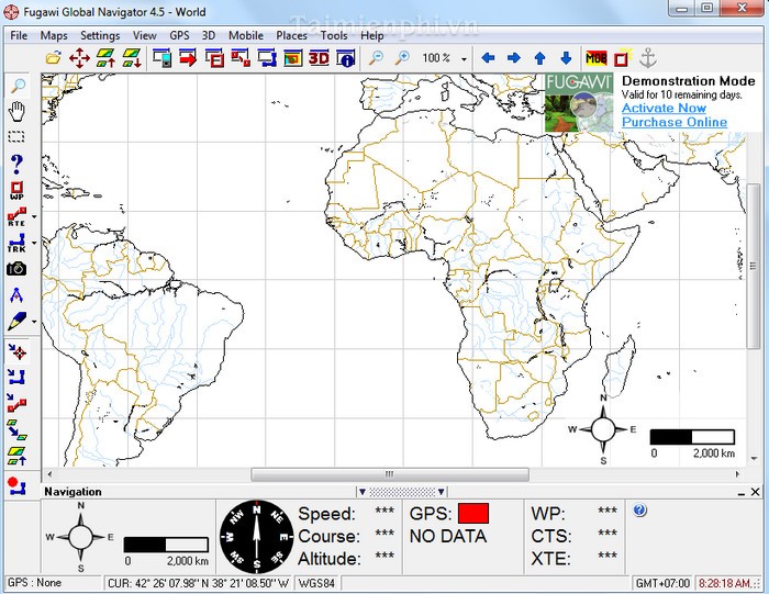 Fugawi GPS Mapping Software