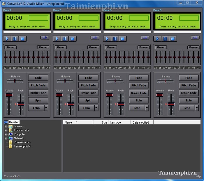 ConvexSoft DJ Audio Mixer