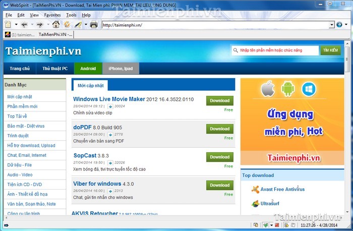 WebSpirit Internet Browser