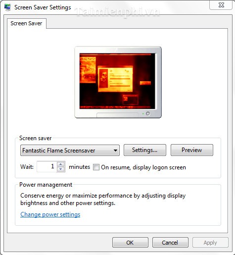 Fantastic Flame Screensaver