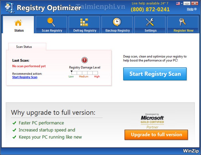 WinZip Registry Optimizer