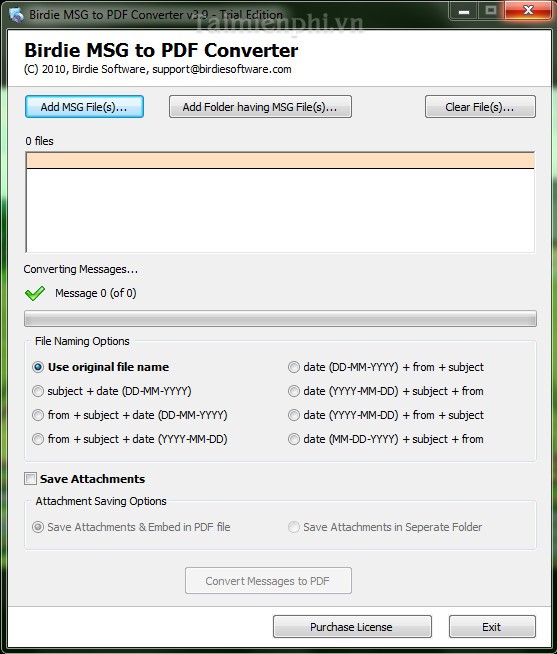 MSG to PDF Converter