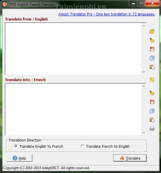 English to French Translator