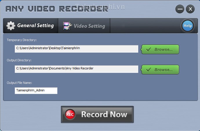 Any Video Recorder