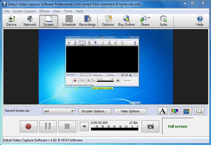 Debut Video Capture Sofware