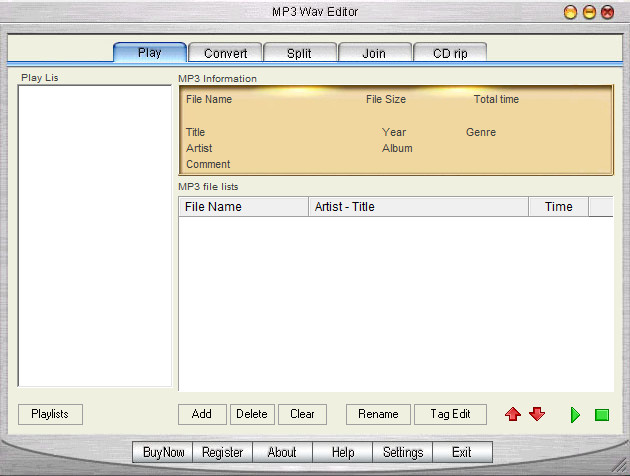 Mp3 Wav Editor