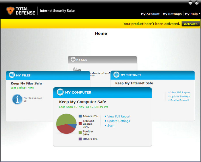 Total Defense Internet Security Suite Plus