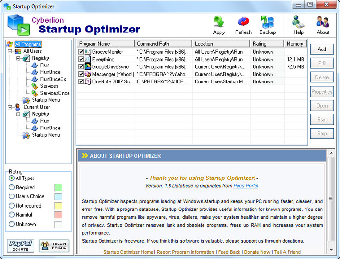 Startup Optimizer