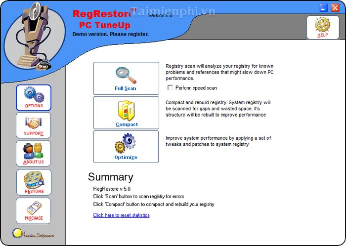 RegRestore PC TuneUp