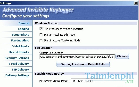 Advanced Invisible Keylogger Pro