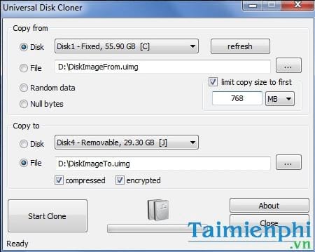 universal disk cloner
