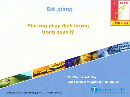 bai giang phuong phap dinh luong trong quan ly