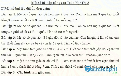 bai tap toan nang cao lop 3