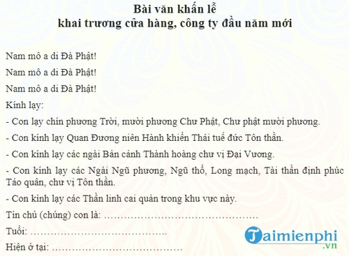 bai van khan le khai truong cua hang cong ty dau nam moi