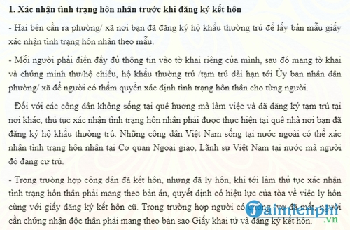 dang ky ket hon can nhung giay to gi