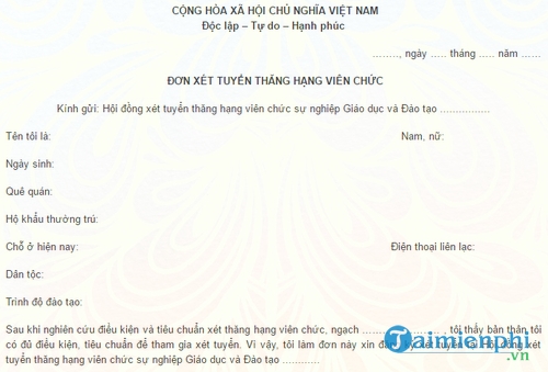 don xet tuyen thang hang vien chuc