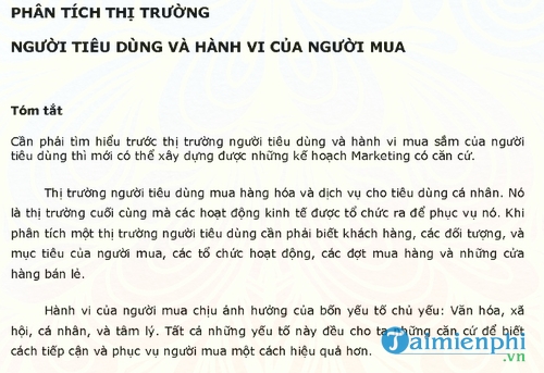 giao trinh phan tich thi truong