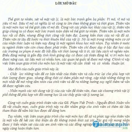 giao trinh thien van hoc dai cuong