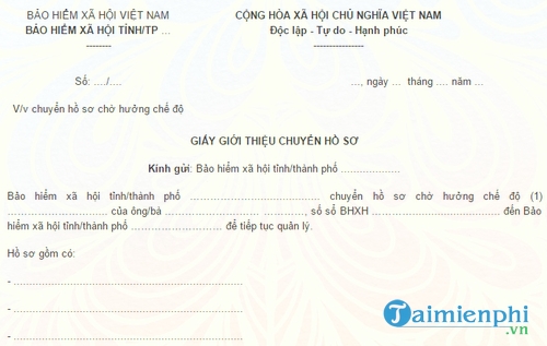 giay gioi thieu chuyen ho so cho huong luong huu tro cap hang thang giay gioi thieu huong luong huu tro cap