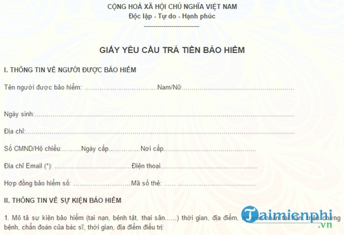 giay yeu cau tra tien bao hiem xa hoi