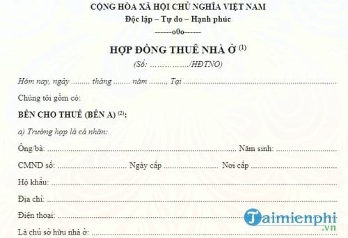 hop dong cho thue nha