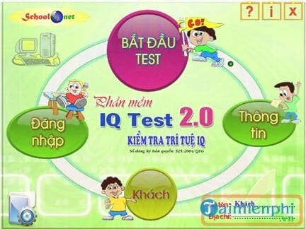 kiem tra tri tue iq test