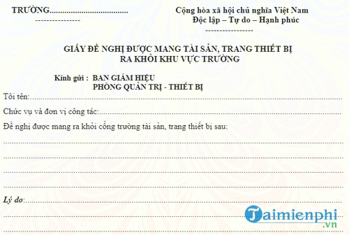 mau giay mang tai san ra khoi truong