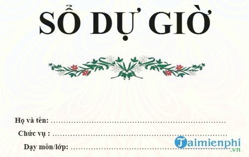 mau so du gio cua giao vien