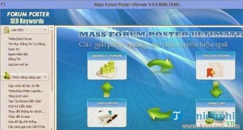 phan mem dang tin aloxo poster