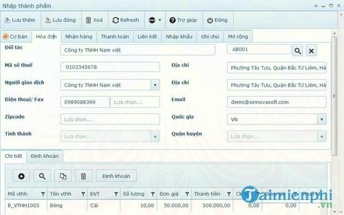 phan mem quan ly kho sinnova warehouse