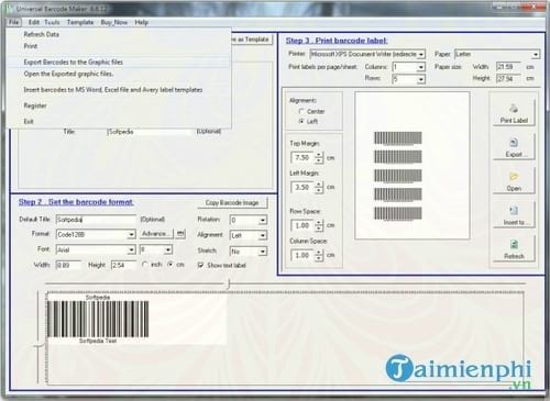 phan mem tao ma vach barcode maker