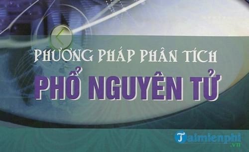 phuong phap phan tich pho nguyen tu