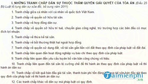 thu tuc khoi kien vu an dan su