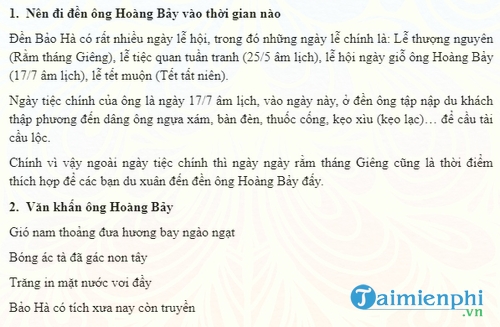 van khan cung tai den ong hoang bay