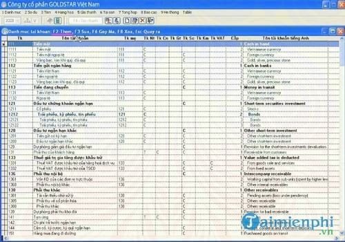 phan mem ke toan weekend accounting standard