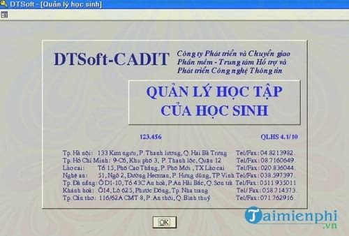 phan mem quan ly hoc sinh dtsoft