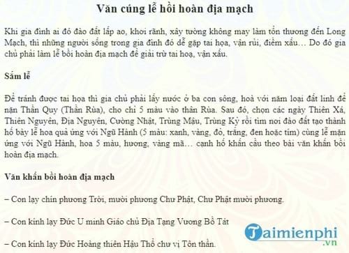 van cung le hoi hoan dia mach