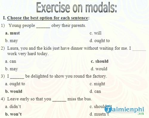 bai tap ve modal verbs